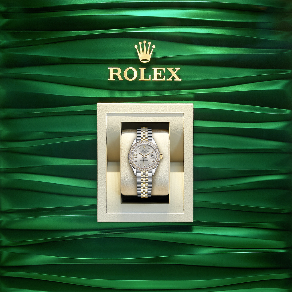 Lady-Datejust 28, Oystersteel and 18k Yellow Gold, Ref# 279383RBR-0003