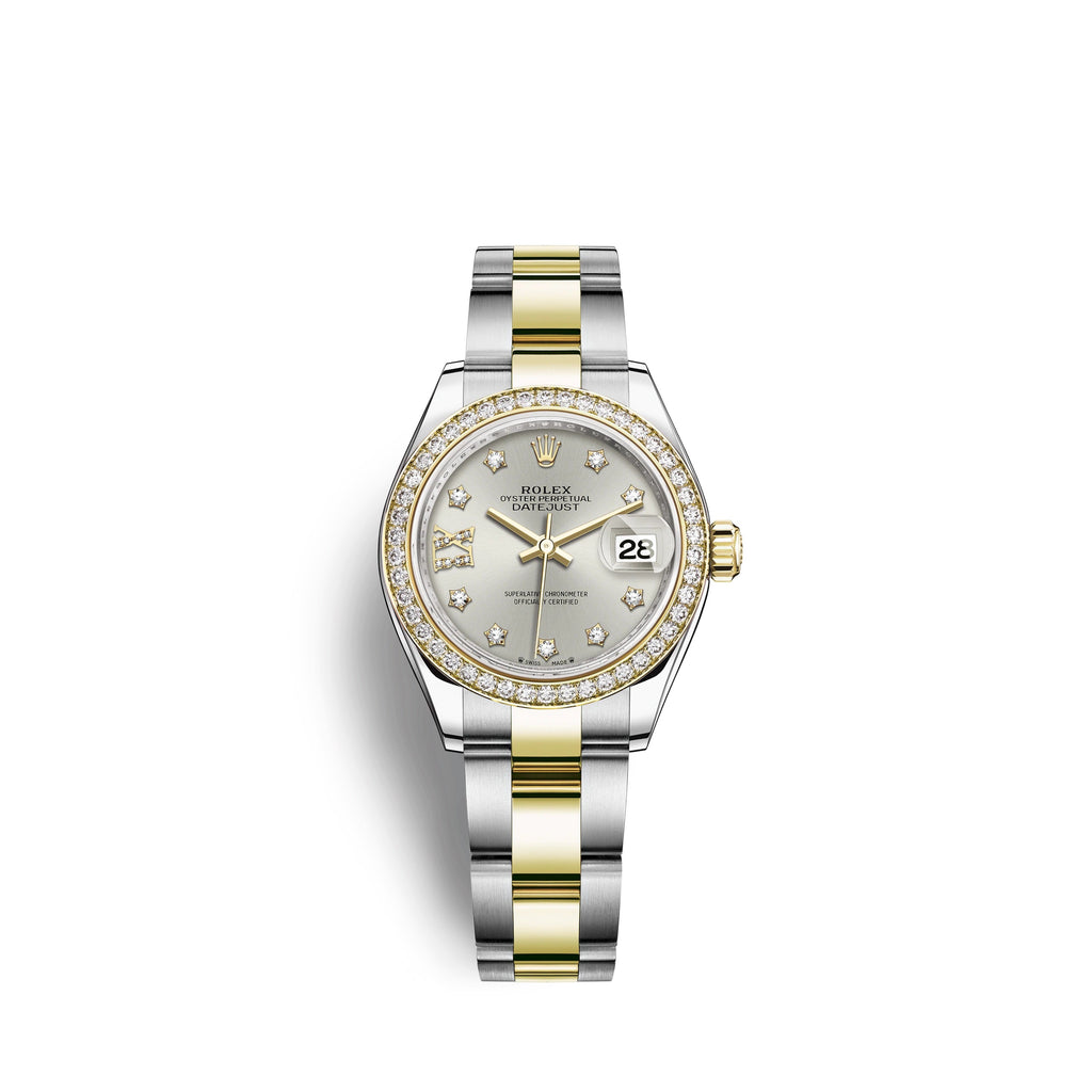 Lady-Datejust 28, Oystersteel and 18k Yellow Gold, Ref# 279383RBR-0004