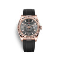Sky-Dweller 42mm, 18k Everose Gold, Oysterflex, Ref# 326235-0006
