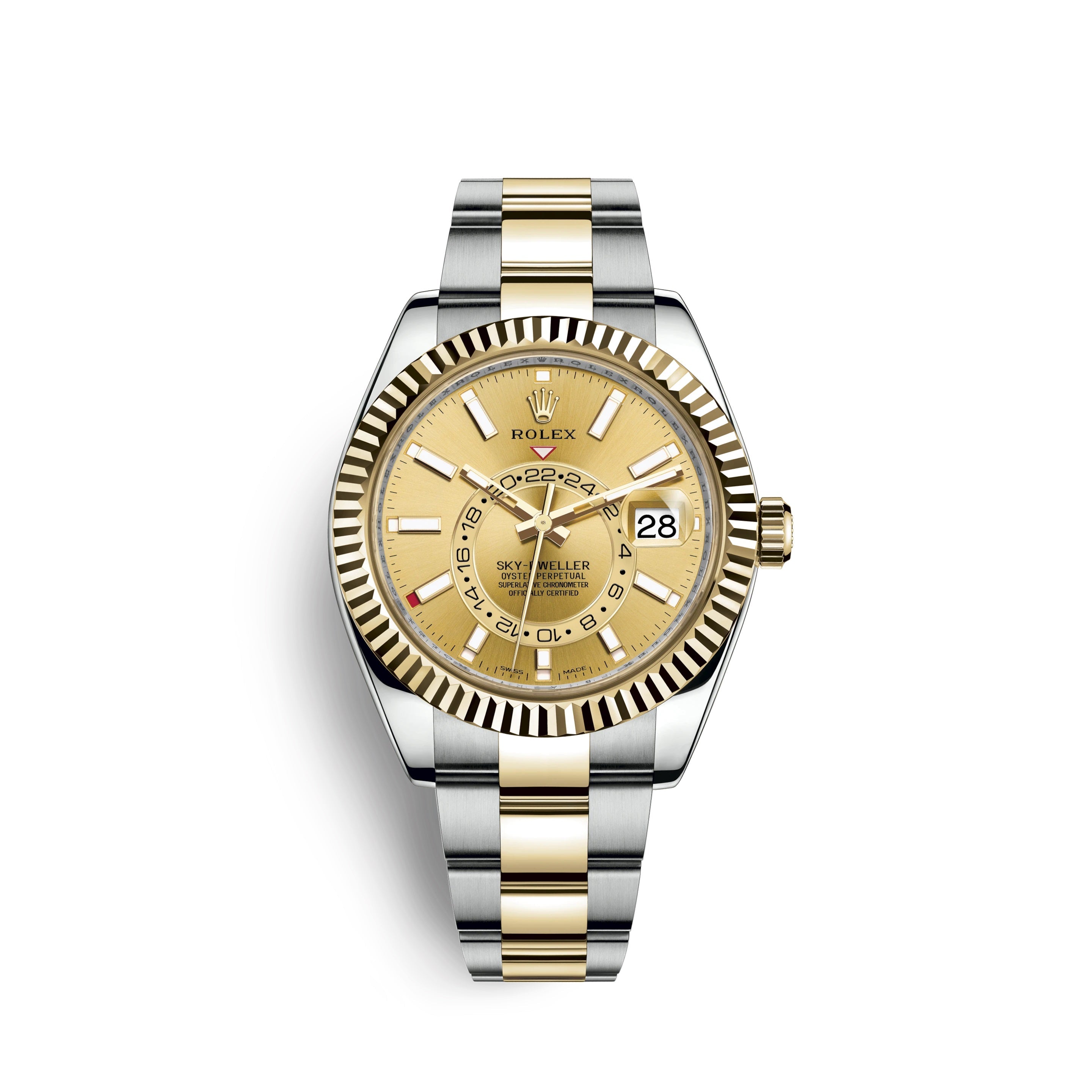Sky-Dweller 42mm, Oystersteel and 18k Yellow Gold, Ref# 326933-0001