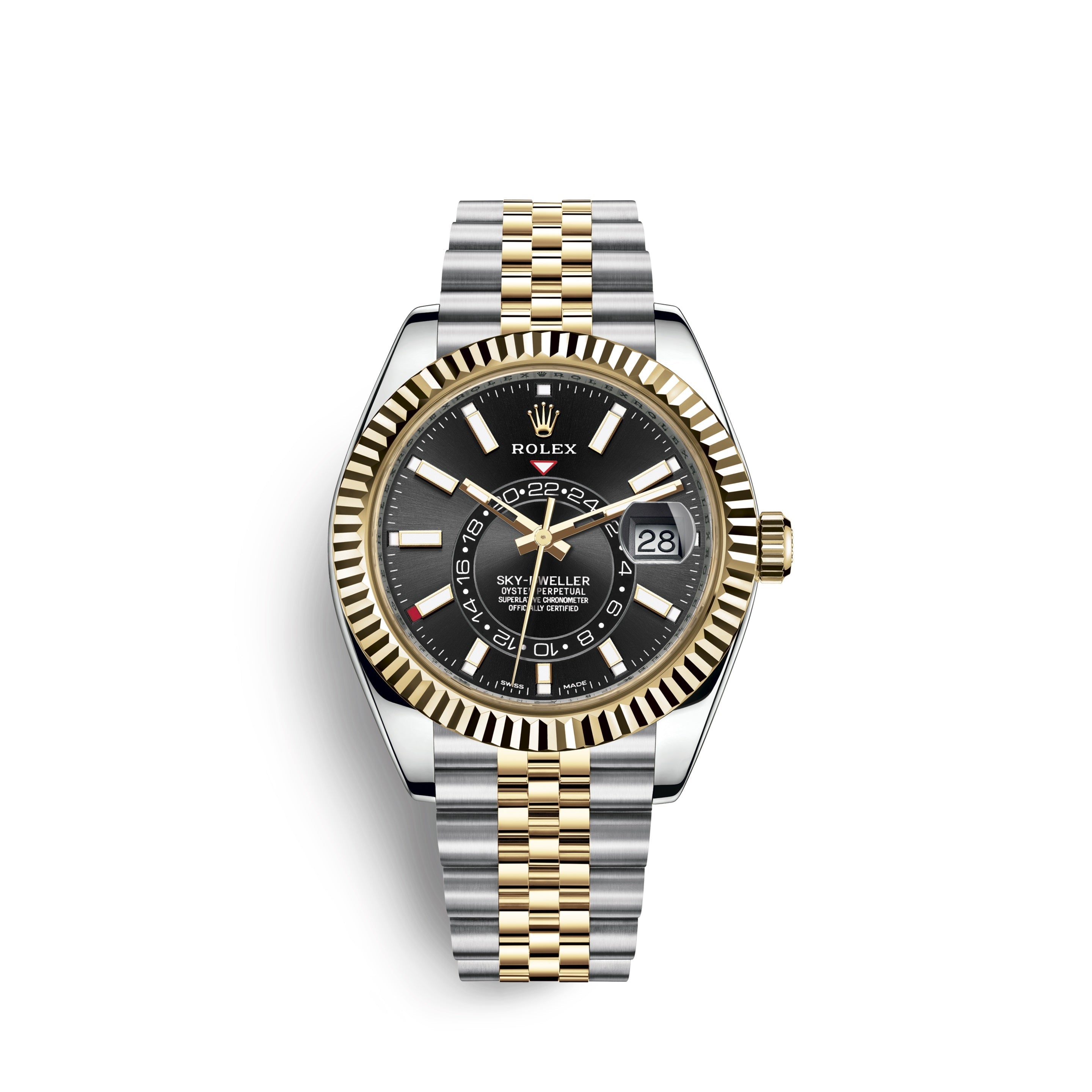 Sky-Dweller 42mm, Oystersteel and 18k Yellow Gold, Ref# 326933-0005