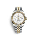 Sky-Dweller 42mm, Oystersteel and 18k Yellow Gold, Ref# 326933-0010