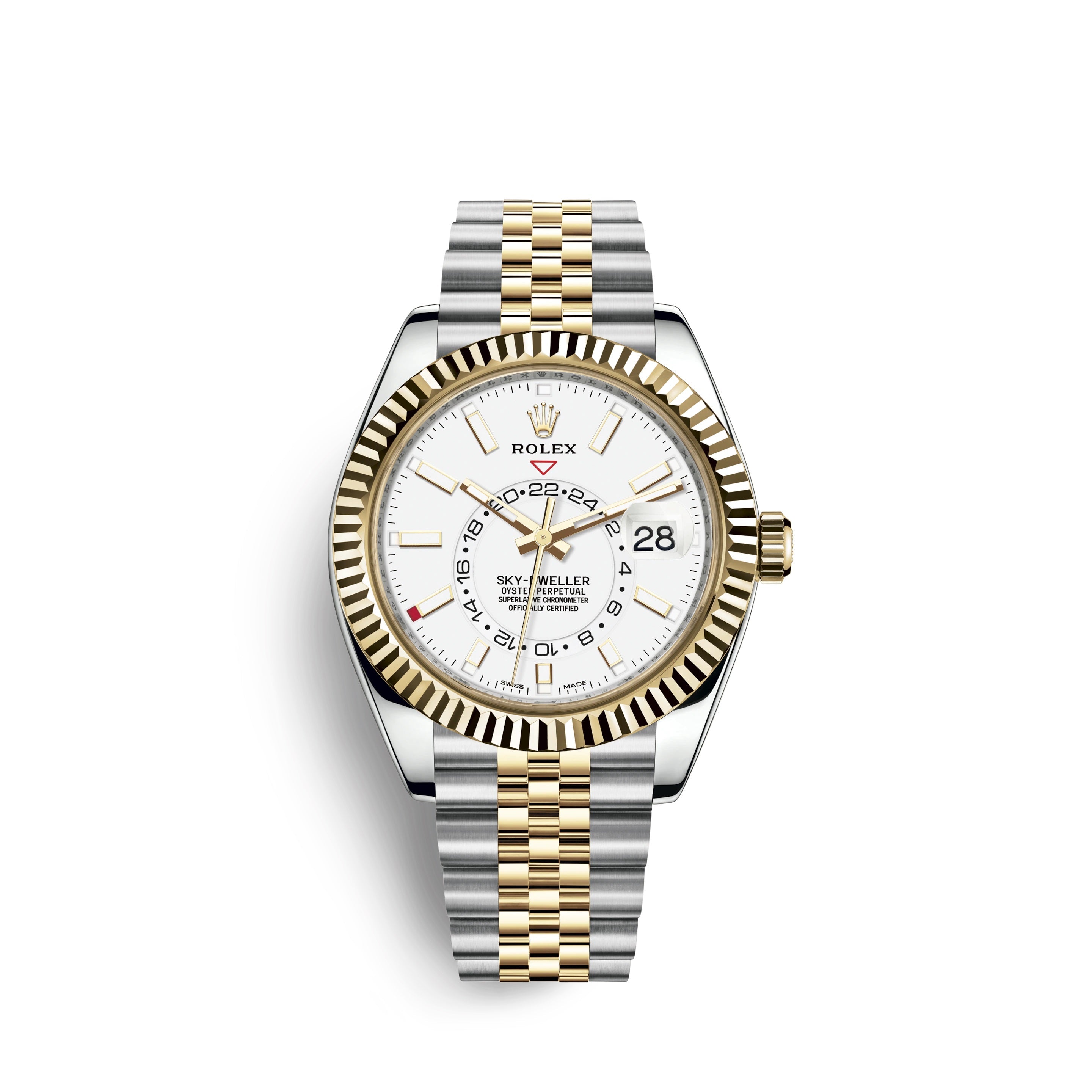 Sky-Dweller 42mm, Oystersteel and 18k Yellow Gold, Ref# 326933-0010