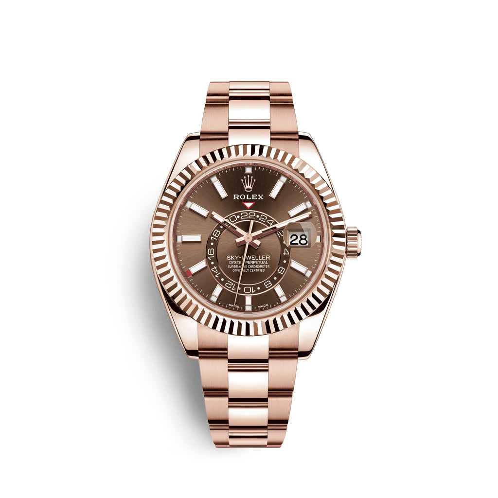 Sky-Dweller 42mm, 18k Everose Gold, Ref# 326935-0006