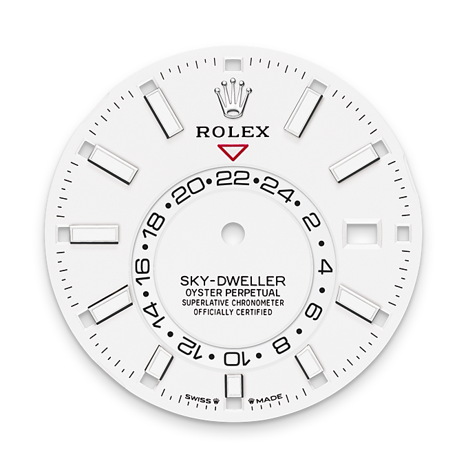 Sky-Dweller, 42mm, 18k White Gold, Ref# 336239-0003