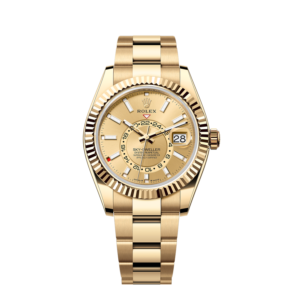 Sky-Dweller, 42mm, 18k Yellow Gold, Ref# 336938-0001