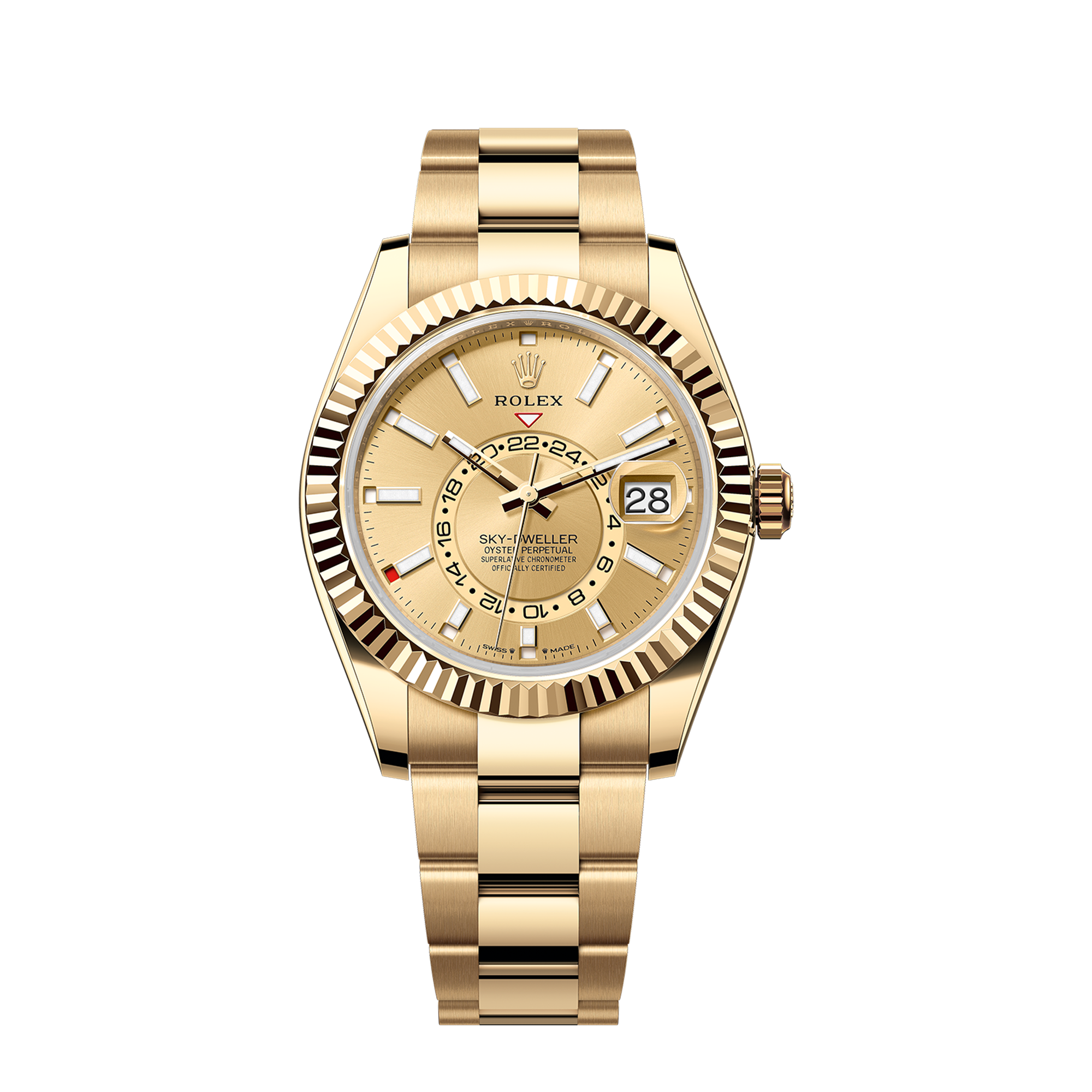 Sky-Dweller, 42mm, 18k Yellow Gold, Ref# 336938-0001
