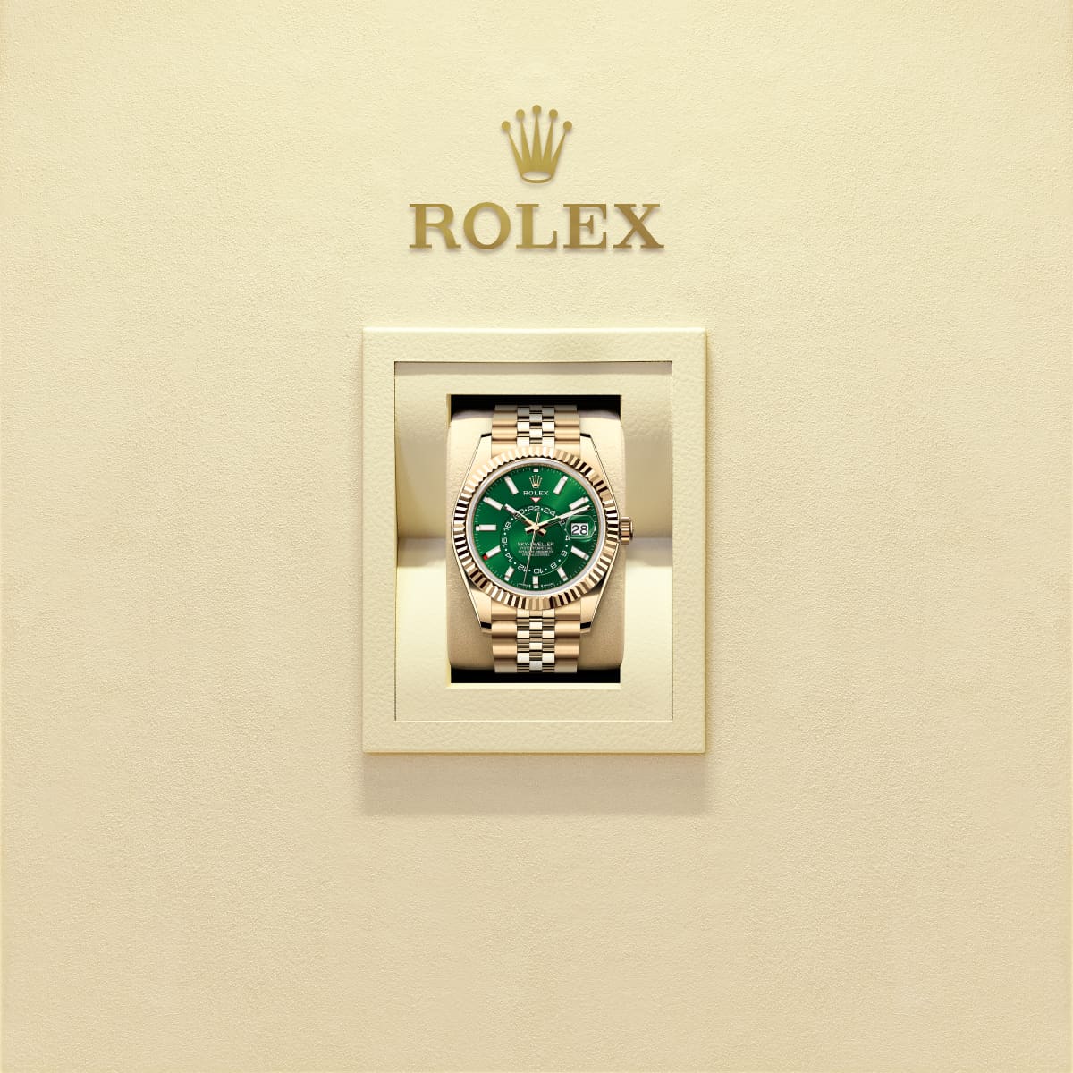 Unworn 2025, Sky-Dweller, 42mm, 18k Yellow Gold, Ref# 336938-0008, box & papers