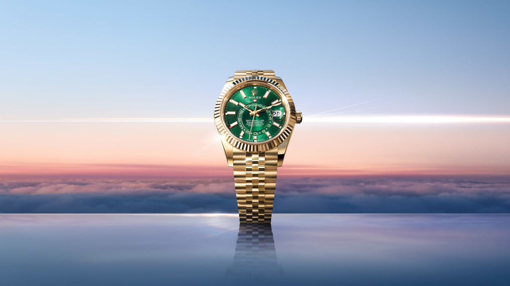Unworn 2025, Sky-Dweller, 42mm, 18k Yellow Gold, Ref# 336938-0008, box & papers