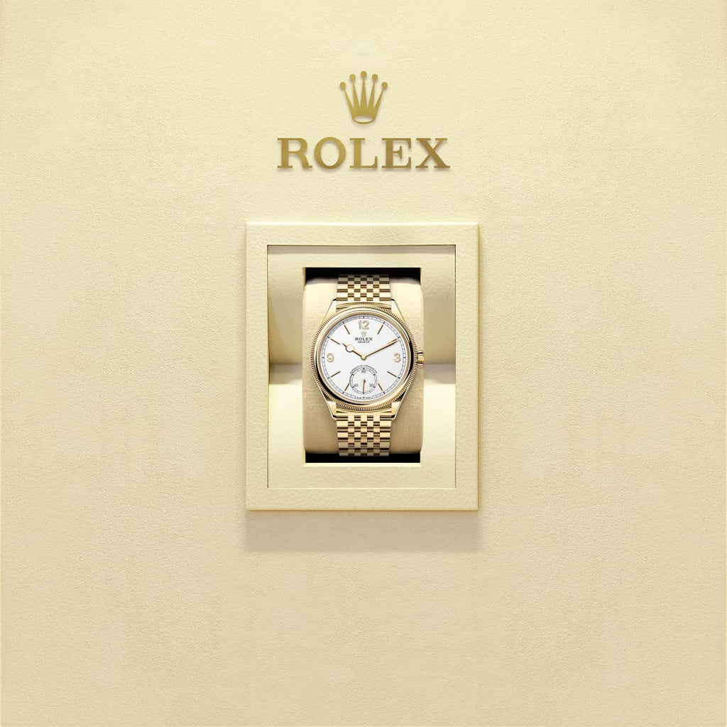 Unworn 2025, Perpetual 1908, 18k Yellow Gold, 39mm, Ref# 52508-0008, box and papers