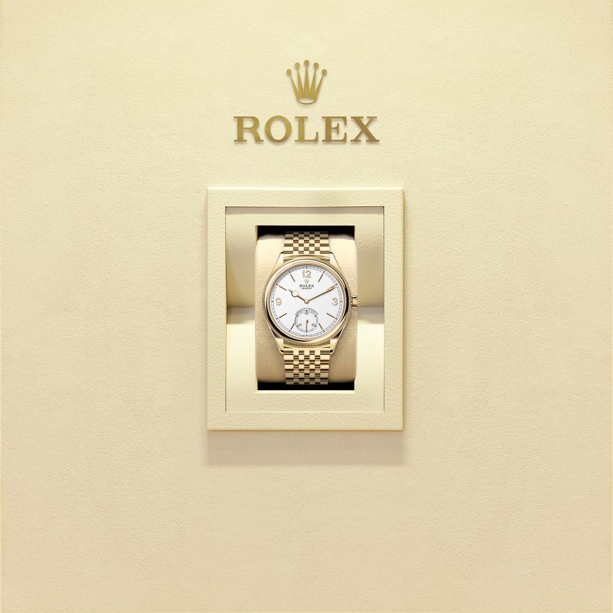 Unworn 2025, Perpetual 1908, 18k Yellow Gold, 39mm, Ref# 52508-0008, box and papers