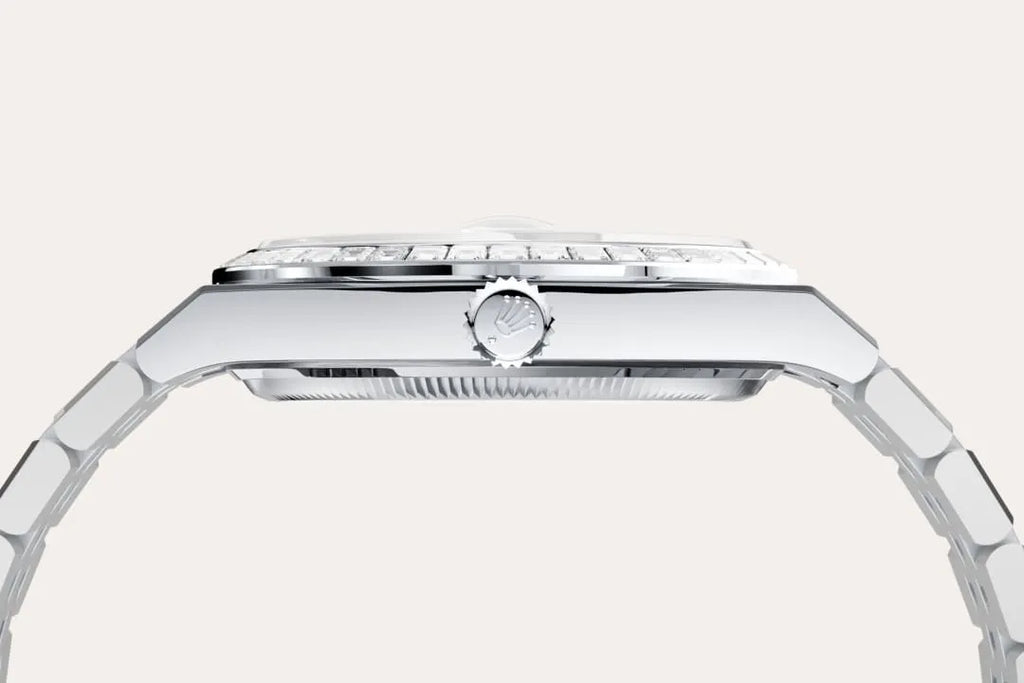 Land-Dweller 40mm Oyster Platinum & Diamonds M127386TBR-0001