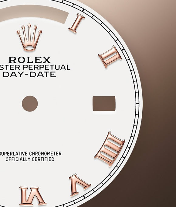 Day-Date 36 Everose gold Ref# 128235-0052