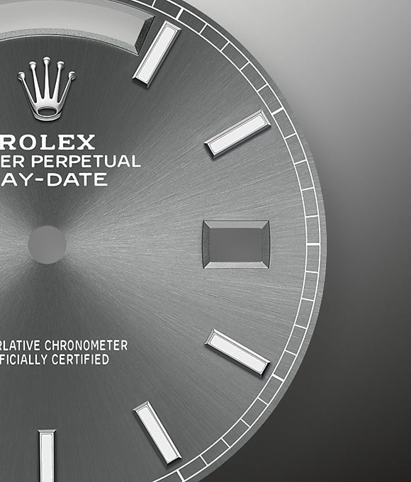Day-Date 40 White gold Ref# 228349RBR-0041