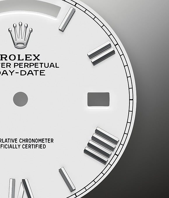 Day-Date 40 White gold Ref# 228349RBR-0039