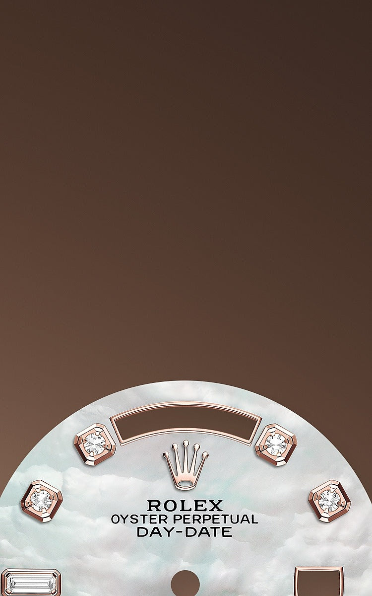 Day-Date 36 Everose gold Ref# 128345RBR-0028