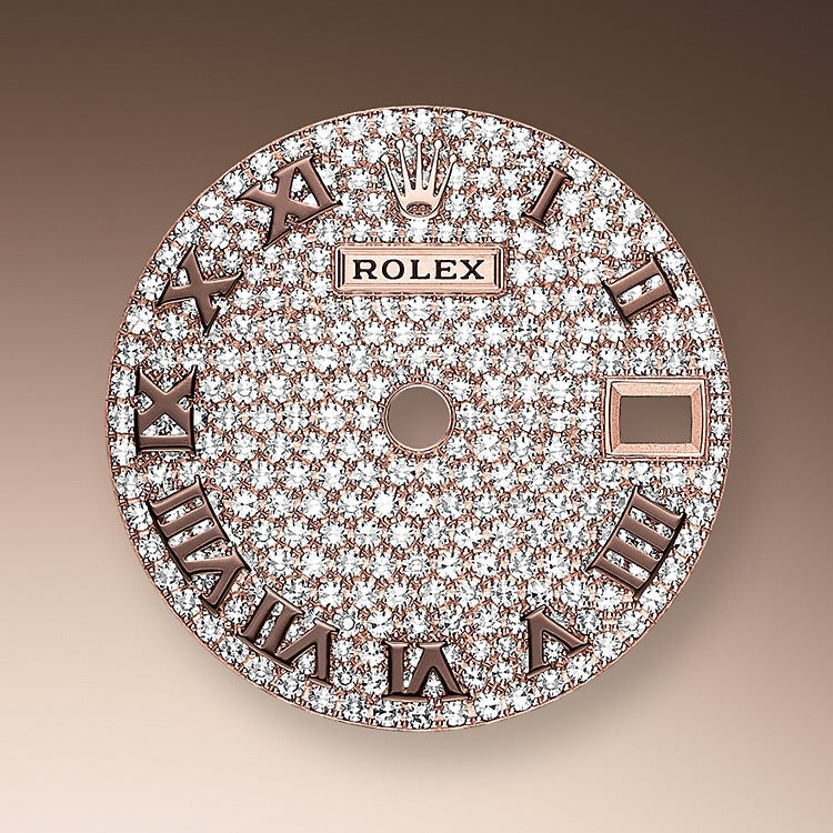 Lady-Datejust 28, 18kt Everose Gold and diamonds, Ref# 279135RBR-0022