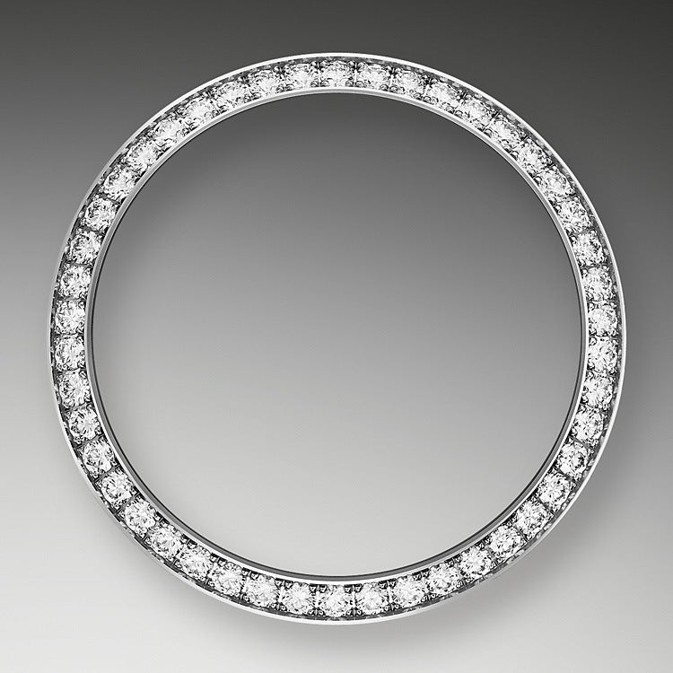 Datejust 31, Oystersteel, 18kt White Gold and diamonds, Ref# 278384RBR-0010