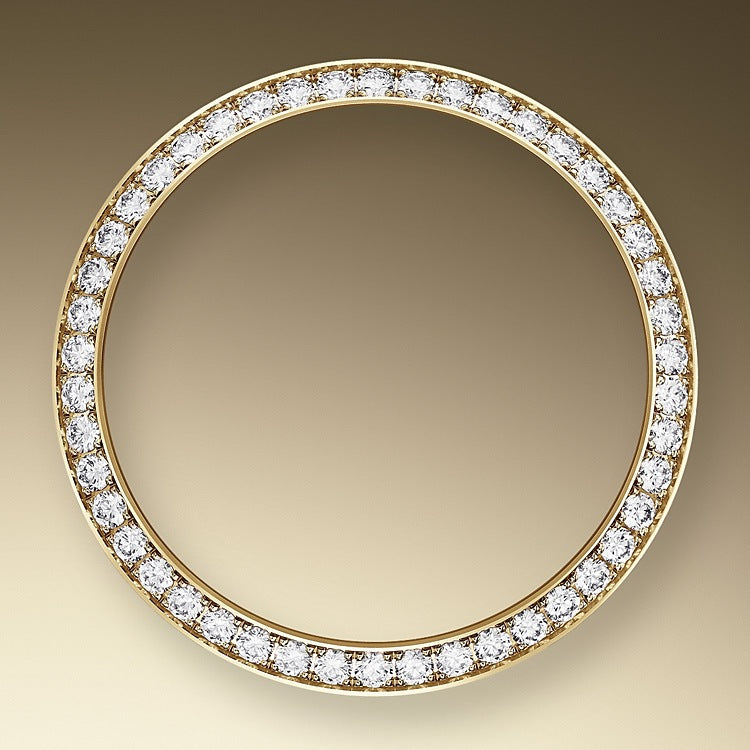 Datejust 31, Oystersteel, 18kt Yellow Gold and diamonds, Ref# 278383RBR-0018