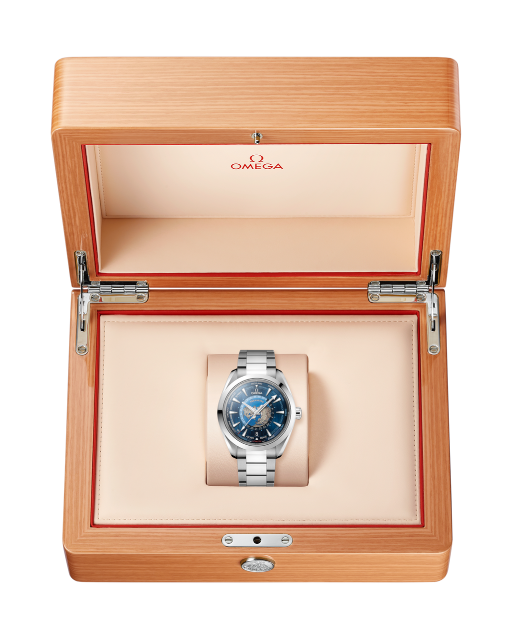 Seamaster AQUA TERRA 150M CO‑AXIAL MASTER CHRONOMETER GMT WORLDTIMER Ref# 220.10.43.22.03.001