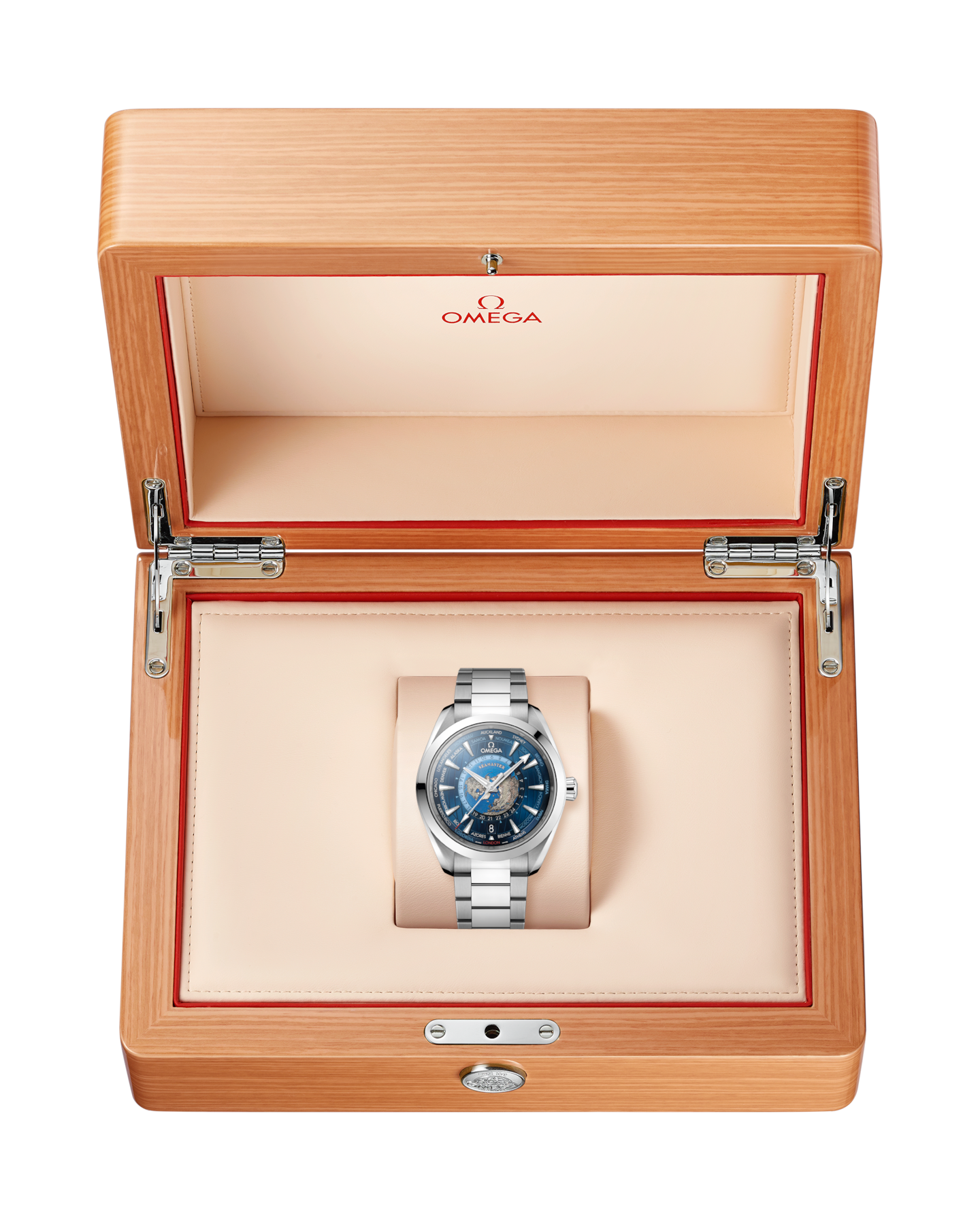 Seamaster AQUA TERRA 150M CO‑AXIAL MASTER CHRONOMETER GMT WORLDTIMER Ref# 220.10.43.22.03.001
