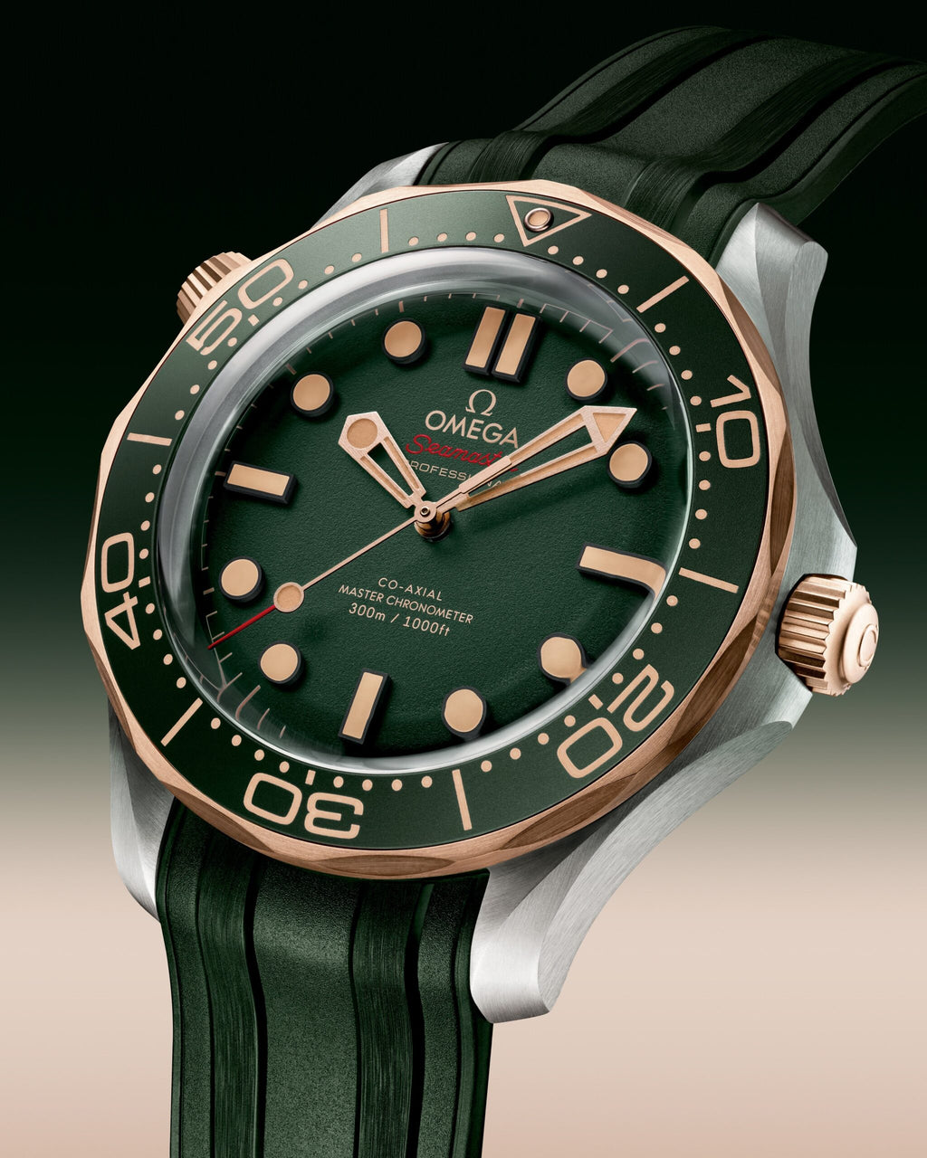 Unworn, Seamaster Diver 300m, Titanium and exclusive 9K Bronze Gold, 42mm, Ref# 210.92.42.20.10.001, box and papers