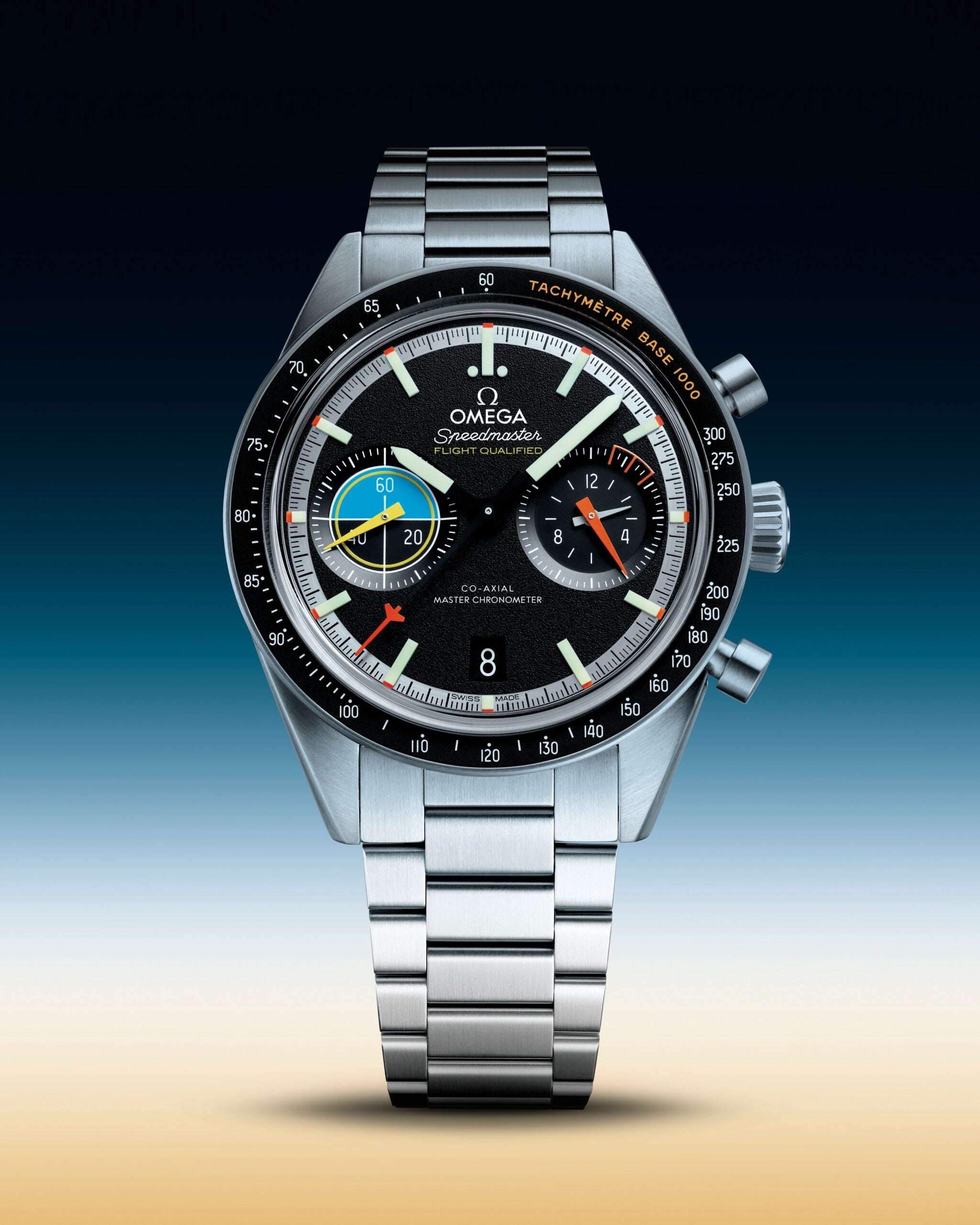 Unworn, Speedmaster Pilot, Stainless Steel, Chronograph, 40.85 mm, Ref# 332.10.41.51.01.002, box and papers