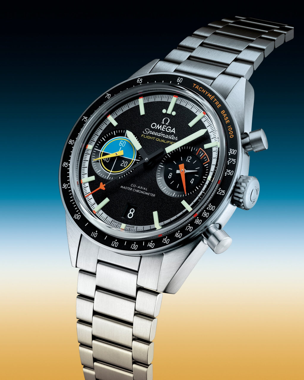 Unworn, Speedmaster Pilot, Stainless Steel, Chronograph, 40.85 mm, Ref# 332.10.41.51.01.002, box and papers