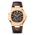 Nautilus Date, Moon Phases Watch, 18k Rose Gold, 40mm, Ref# 5712R-001