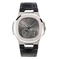 Nautilus Date, Moon Phases Watch, 18k White Gold, 40mm, Ref# 5712G-001