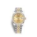 Datejust 36 Oystersteel and yellow gold Ref# 126283RBR-0003