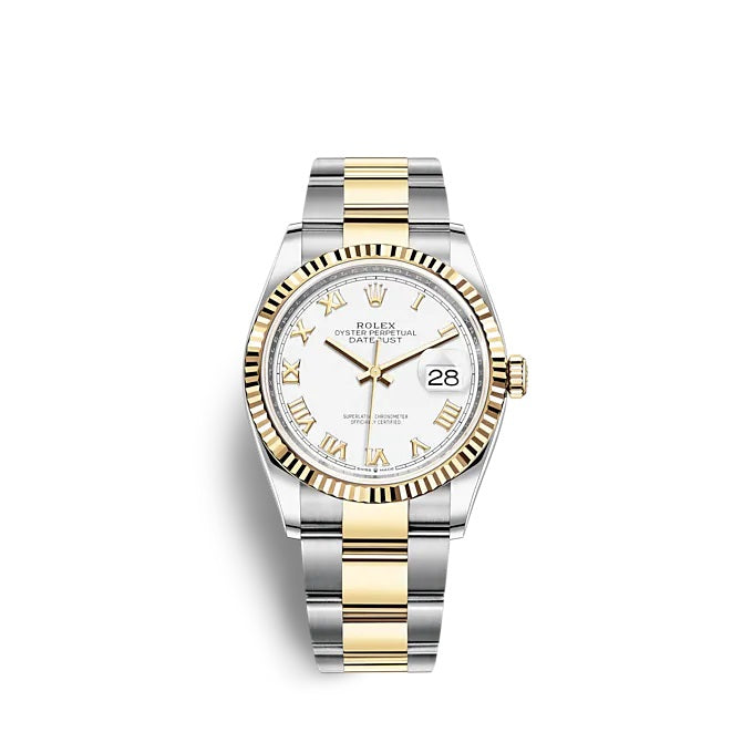 Datejust 36 Oystersteel and yellow gold Ref# 126233-0030