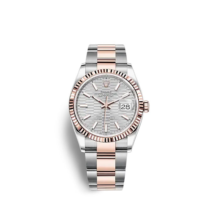 Datejust 36 Oystersteel and Everose gold Ref# 126231-0034