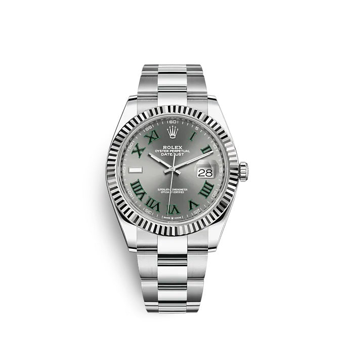 Datejust 41 Oystersteel and white gold Ref# 126334-0021