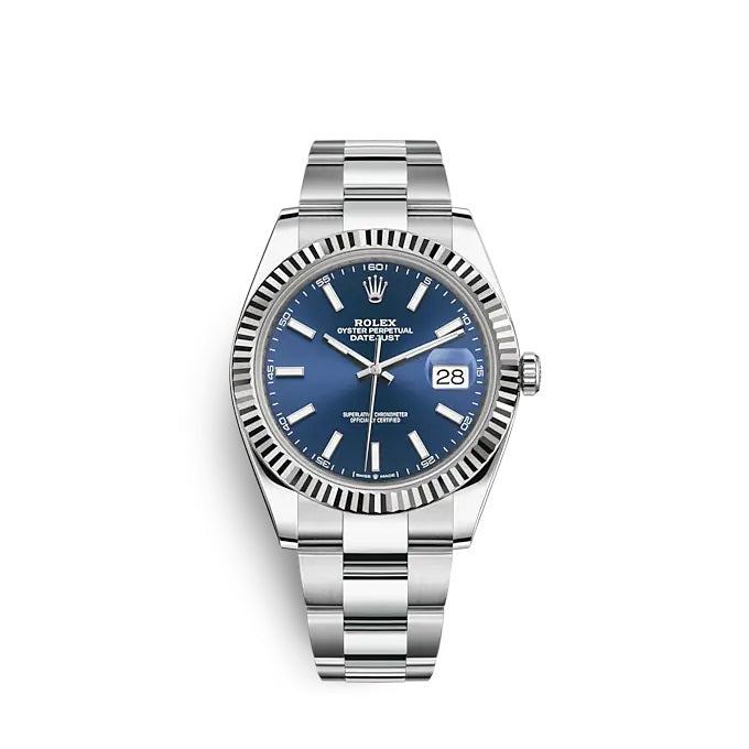 Datejust 41 Oystersteel and white gold Ref# 126334-0001