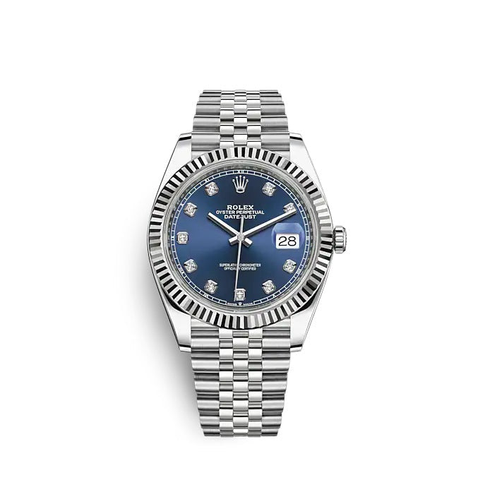 Datejust 41 Oystersteel and white gold Ref# 126334-0016