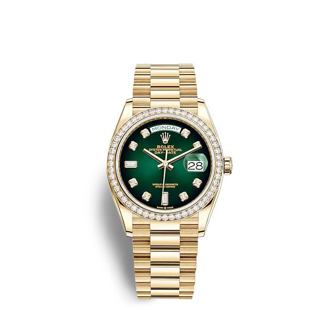 Day-Date 36 Yellow gold Ref# 128348RBR-0035