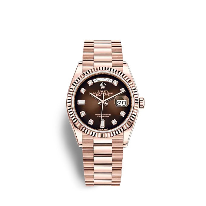 Day-Date 36 Everose gold Ref# 128235-0037