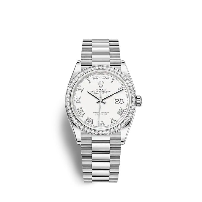 Day-Date 36 White gold Ref# 128349RBR-0025