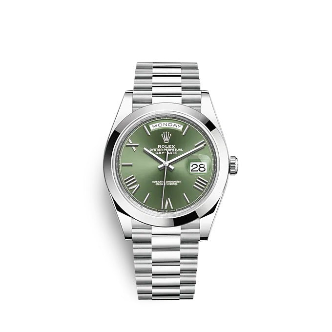 Day-Date 40 Platinum Ref# 228206-0027