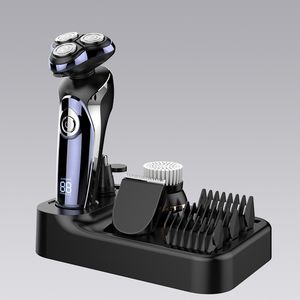 USB Rechargeable Electric Shaver 4 in 1 Shaving Kit for Man