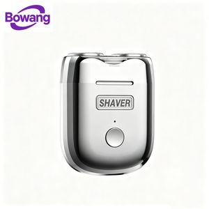 USB Rechargeable 2 Floating Heads Rotary Razor Waterproof Travel Mini Portable Electric Shaver