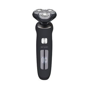 Men's Floating Three-Blade Electric Shaver Full Body Washable Fast Charging Digital Display Razor