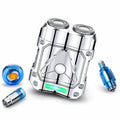 Pakiss Multi-Function Razor & Lighter, 2-in-1 Electric Shaver with Tungsten Wire Ignition
