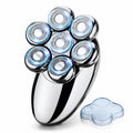 Portable Cordless Travel Men's Mini Electric Shaver Rechargeable Ipx7 Haircutting Awl Ear and Nose Hair Trimmer Push White