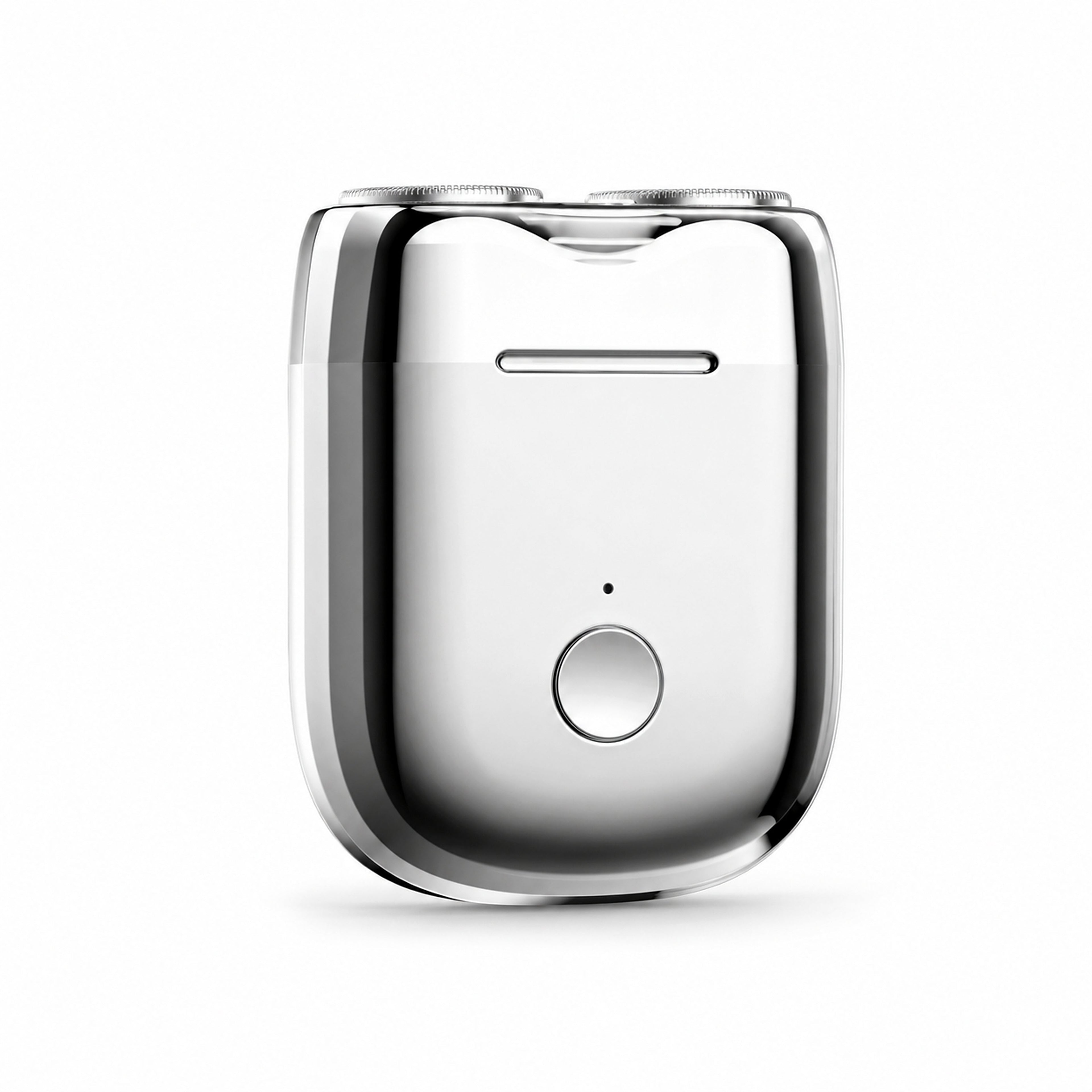USB Rechargeable 2 Floating Heads Rotary Razor Waterproof Travel Mini Portable Electric Shaver
