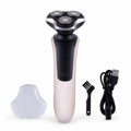Rotary 3D Floating Rechargeable Waterproof Wet&Dry Electric Shaver for Men