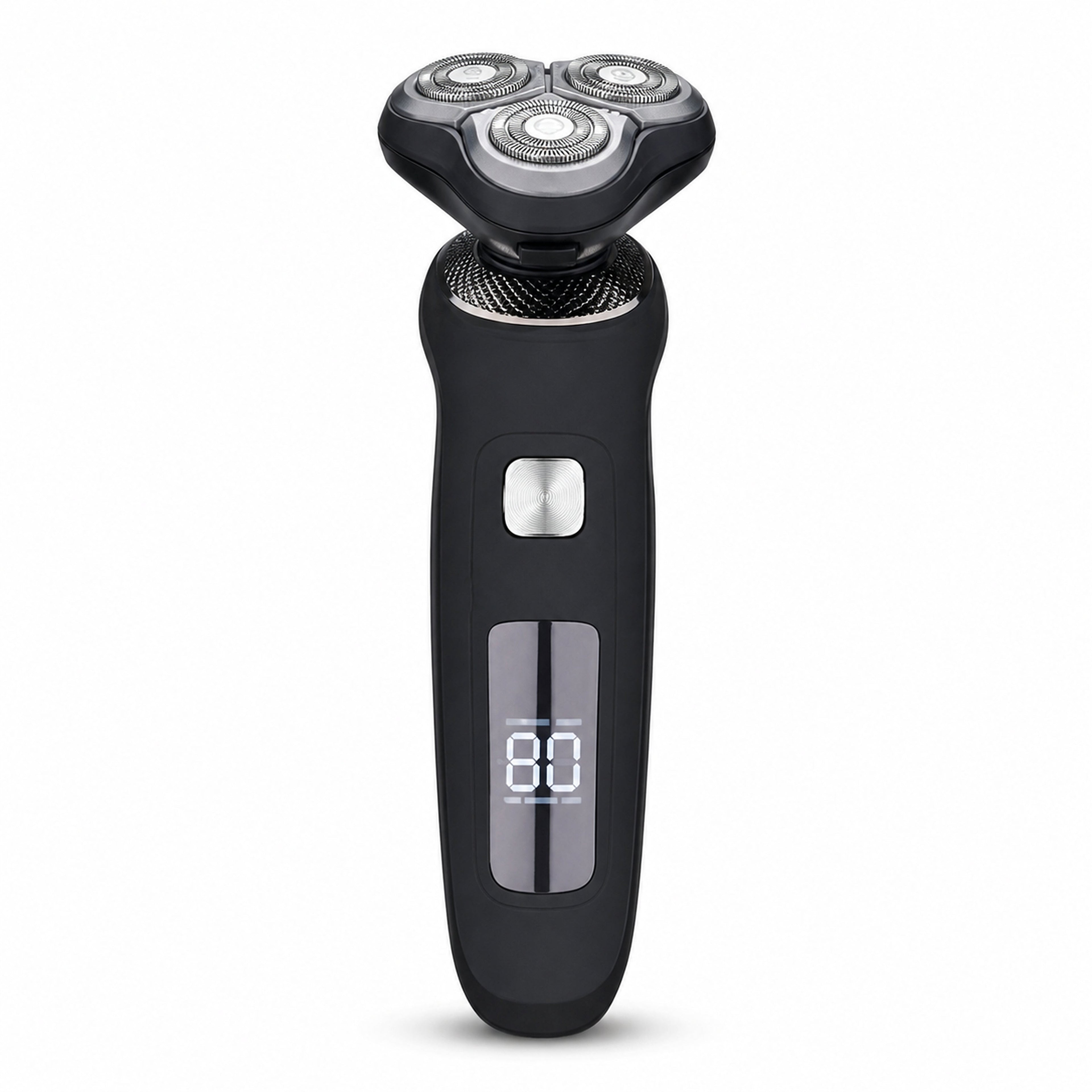 Men's Floating Three-Blade Electric Shaver Full Body Washable Fast Charging Digital Display Razor