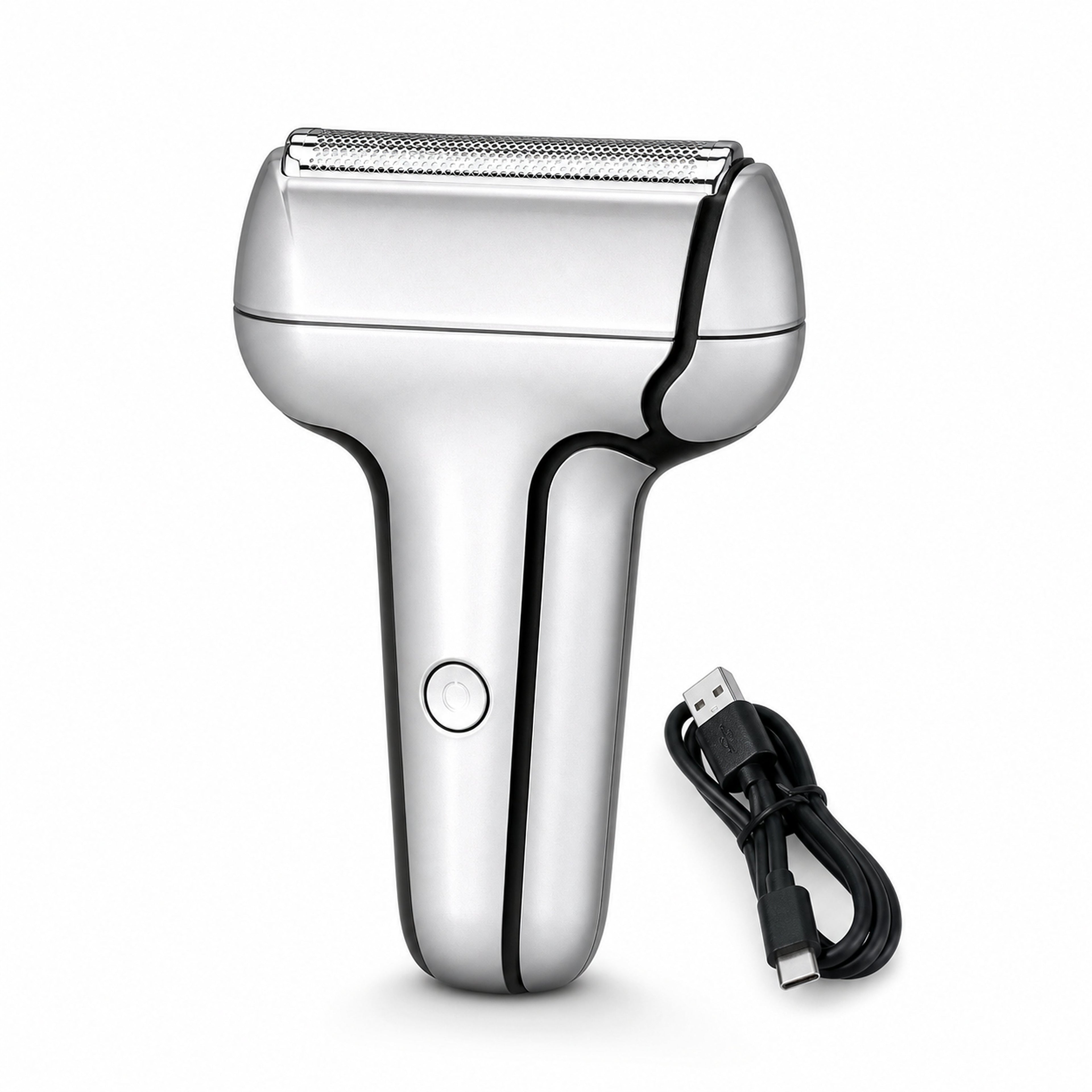 Pakiss Metal Body Reciprocating Electric Shaver -Portable Travel Razor for Men
