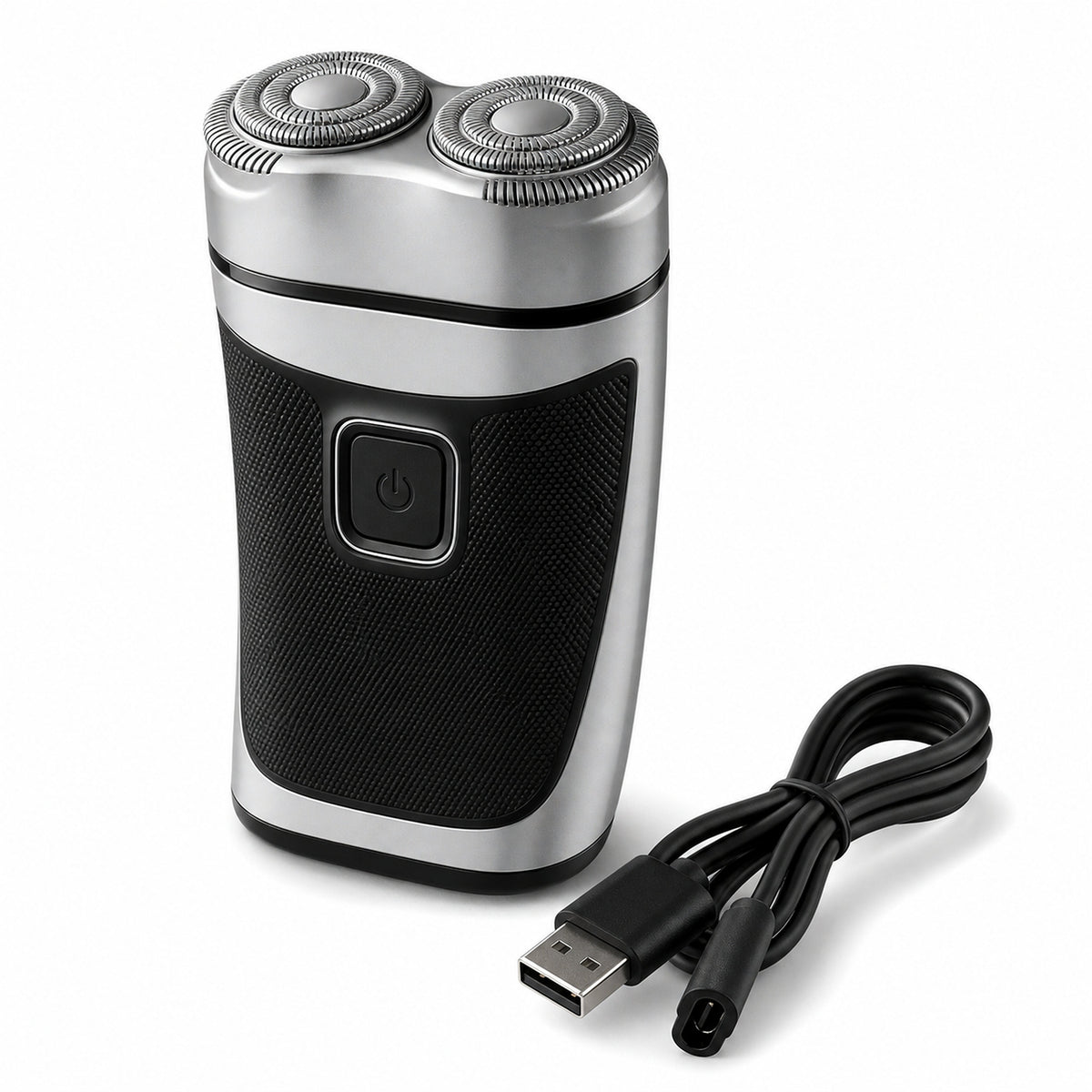 Cross-Border Dual Head Electric Shaver for Men, Portable Design
